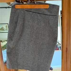 Express Gray tweed Pencil Skirt Knee-length
